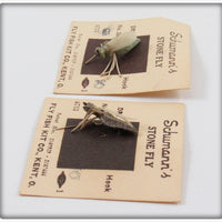 Fly Fish Kit Co Schumann's Stone Fly Pair On Cards