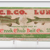 Vintage Creek Chub Unmarked Empty Lure Box