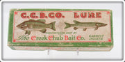 Vintage Creek Chub Unmarked Empty Lure Box