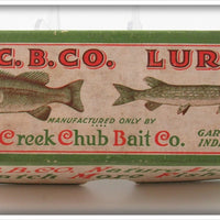 Vintage Creek Chub Unmarked Box Lid Only