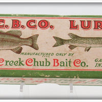 Vintage Creek Chub Unmarked Empty Lure Box