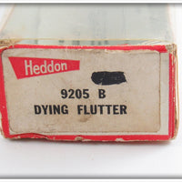 Heddon Silver & Black Dying Flutter In Box