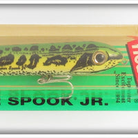 Heddon Natural Frog Super Spook Jr. Lure On Card 