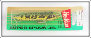 Heddon Natural Frog Super Spook Jr. Lure On Card 