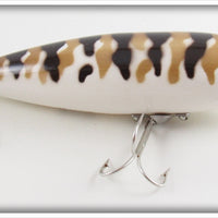 Heddon White With Black & Brown Stripes Zara II Lure