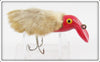 Vintage Lucky Bunny Bait Co. Red & White Lucky Bunny Lure