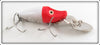 Heddon Red Head White Deep Dive Midget River Runt Lure 