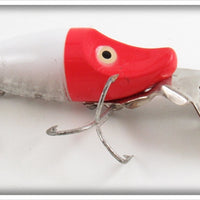 Heddon Red Head White Deep Dive Midget River Runt Lure 