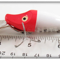 Heddon Red Head White Deep Dive Midget River Runt