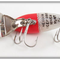 Heddon Red Head White Deep Dive Midget River Runt