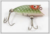 Vintage Heddon Green Scale Tiny Lucky 13 Lure