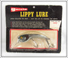 Vintage The Garcia Corp Lippy Lure On Card