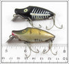 Heddon Pike Scale & Black Shore Midget River Runt Pair