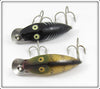 Heddon Pike Scale & Black Shore Midget River Runt Pair