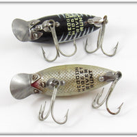 Heddon Pike Scale & Black Shore Midget River Runt Pair
