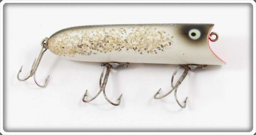 Vintage Heddon Silver Flitter Lucky 13 Lure