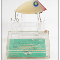 Vintage Tackle Industries White Swimmin Minnow Lure In Box 