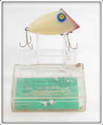 Vintage Tackle Industries White Swimmin Minnow Lure In Box 