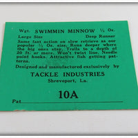 Tackle Industries White Swimmin Minnow In Box