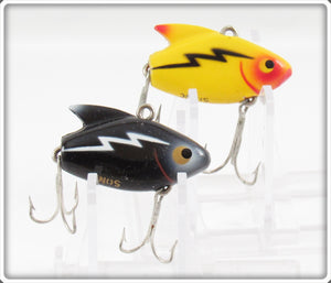 Vintage Heddon Black & Yellow Sonic Pair 