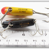 Heddon Black & Yellow Sonic Pair