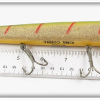 Vintage Heddon Perch Wood King Cobra Lure