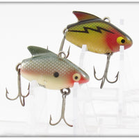 Vintage Heddon Perch & Shad Sonic Lure Pair