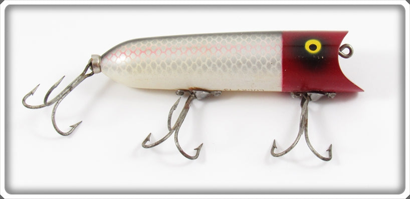 Vintage Heddon Red Head Shiner Lucky 13 Lure