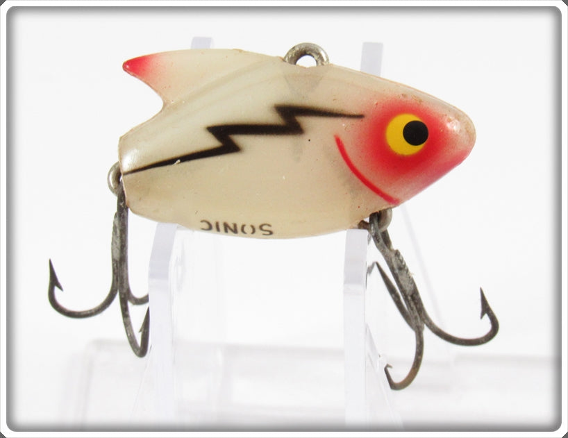 Vintage Heddon Translucent White Sonic Lure