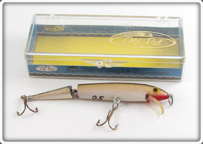 Vintage Old Pal Woodstream Gold Glitter Bait Lure In Box