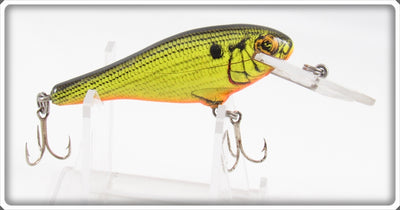 Vintage Bagley Black On Chartreuse Bass N Shad Lure