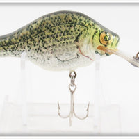 Vintage Bagley Crappie On White Small Fry Crappie Lure