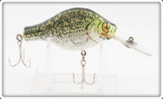 Vintage Bagley Crappie On White Small Fry Crappie Lure