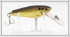 Vintage Bagley Black On Gold Small Fry Shad Lure