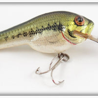 Vintage Bagley Little Bass On White Small Fry Bass Lure