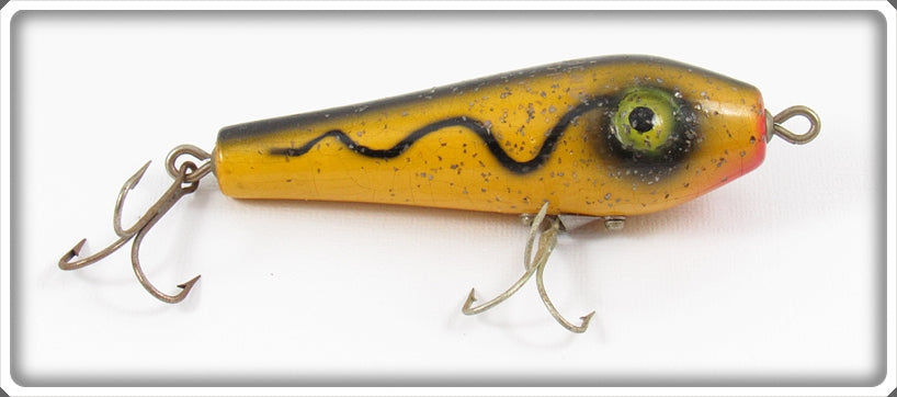 South Bend Silver Speckled Yellow Body Shadow Wave Be Bop Lure
