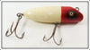 Vintage South Bend Red Head White Babe Oreno Lure 972 RH