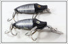 Vintage Heddon Black Shore Deep Dive & River Runt Lure Pair