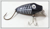 Vintage Heddon Black Shore Midgit Digit Lure