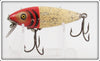 Pflueger Red Head White With Sparks Mustang