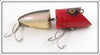 Vintage Heddon Red Head Shiner Zig Wag Jr Lure