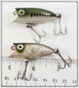 Heddon Baby Bass & Silver Flitter Tiny Lucky 13 Pair