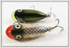 Heddon Baby Bass & Silver Flitter Tiny Lucky 13 Pair