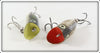 Heddon Baby Bass & Silver Flitter Tiny Lucky 13 Pair