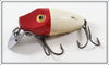 Vintage Heddon Red Head White Midgit Digit Lure 9020 RH