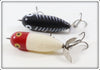 Heddon Black Shore & Red Head White Tiny Torpedo Pair