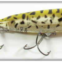 Vintage Heddon Yellow Coachdog Clear Belly Chugger Spook Lure