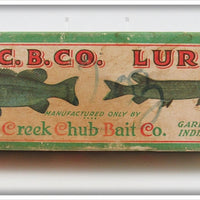 Vintage Creek Chub Blue Flash Jointed Snook Pikie Empty Lure Box