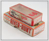 Heddon Red Head & Black Shore River Runt Empty Box Pair