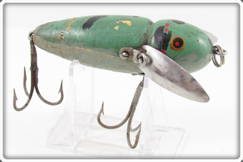 Vintage Heddon Fisherman Repainted Musky Crazy Crawler Lure